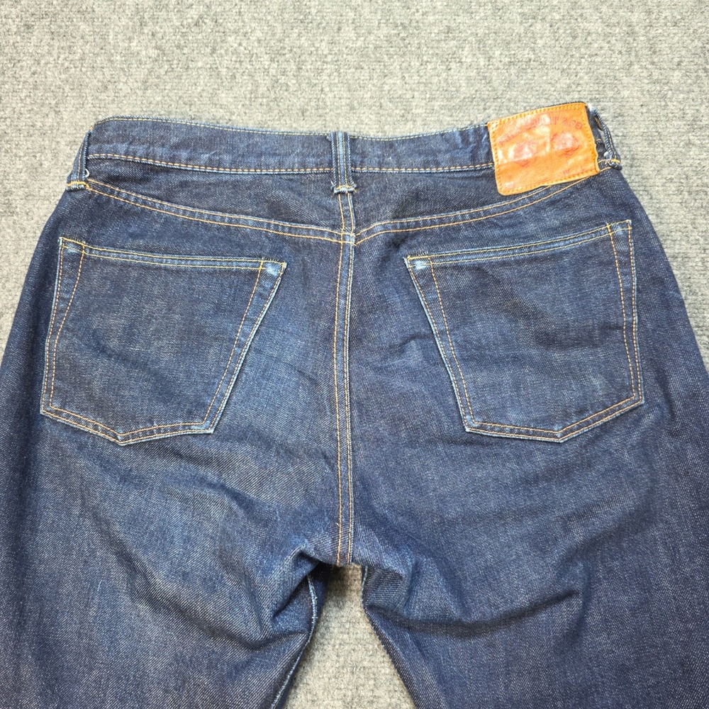 FULLCOUNT & CO 1108 Slim‎ Straight Japanese Selvedge Denim Jeans Blue Size 32 - Picture 8 of 9